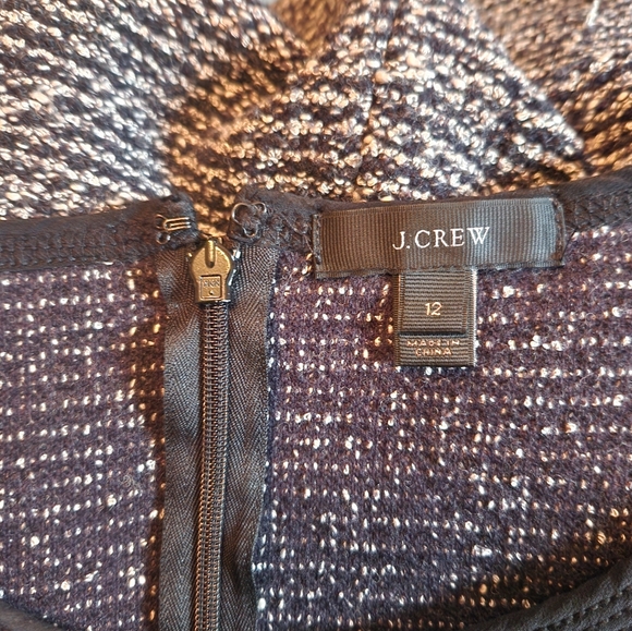 J CREW Boucle Fit/Flare Dress Sz 12 - Picture 7 of 8